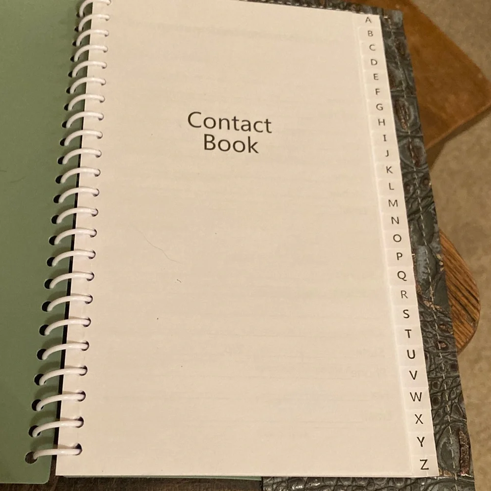 Hair on Hide (HOH)/Leather Binder & Merrick's HOH/Leather Address Book Bundle